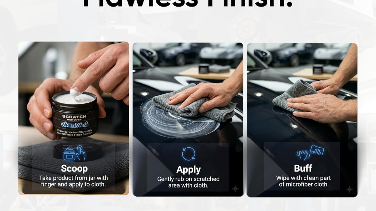 Car Scratch Remover & Paint Restorer | Removes Light Scratches, Swirl Marks & Scuffs | Exterior Polish for Car & Bike 